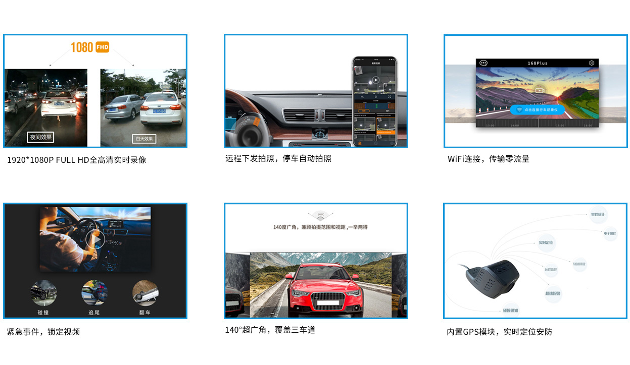 車(chē)載定位行車(chē)記錄儀GH05